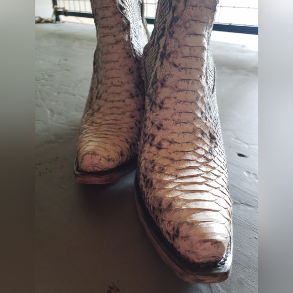 Genuine Python Cowboy Boots - Picture 4 of 6